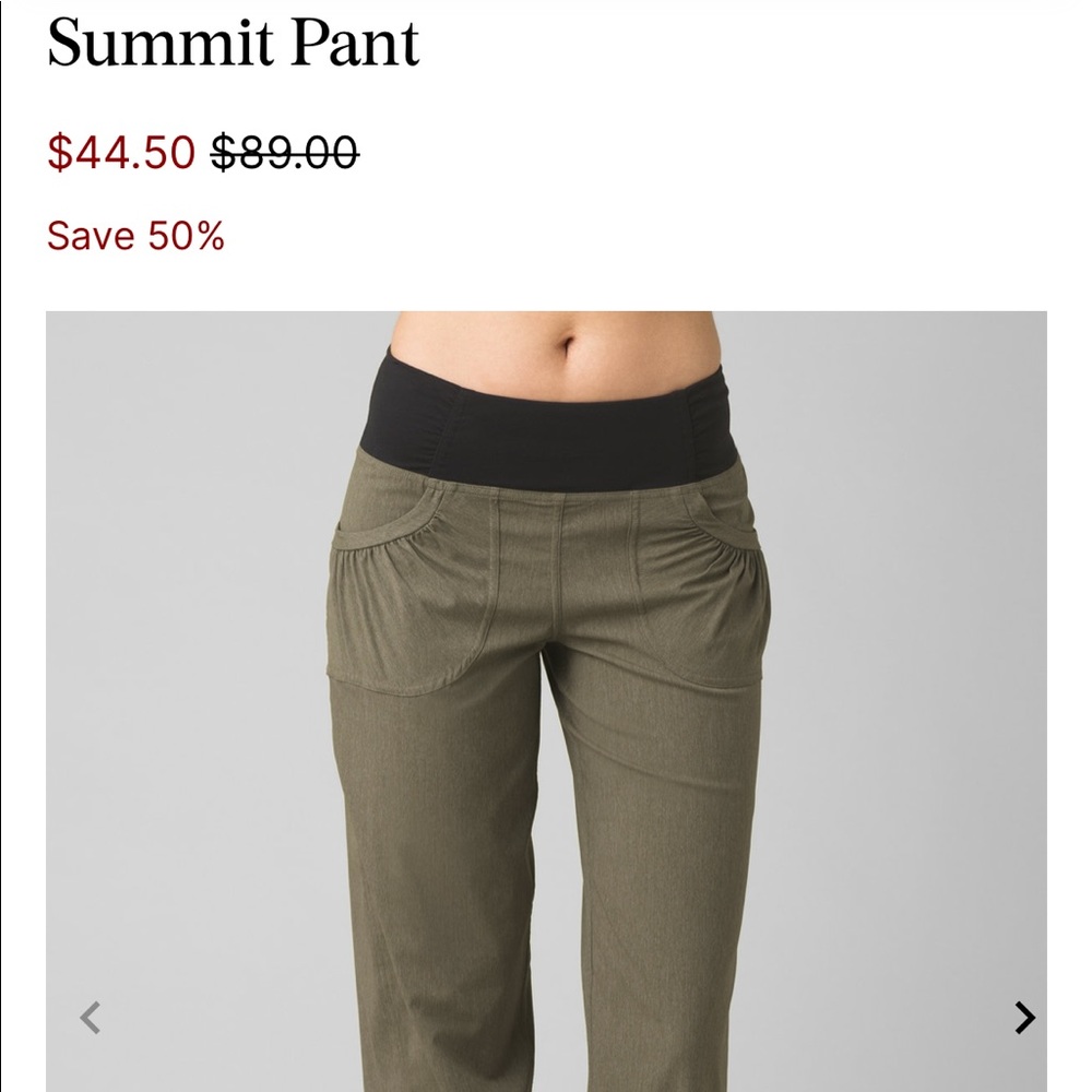 EUC Prana convertible pants